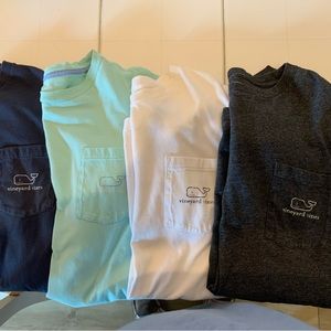 Vineyard Vines Boys XL Long Sleeve Shirts-lot of 4